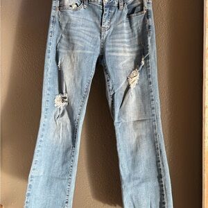 Judy Blue relaxed cropped flare jeans